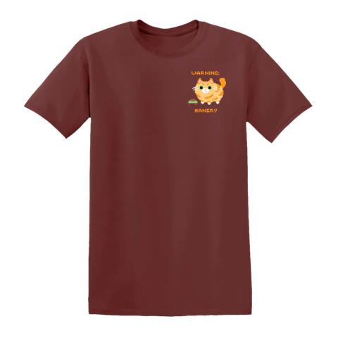 T-Shirt - Hangry Dark Red (Small)