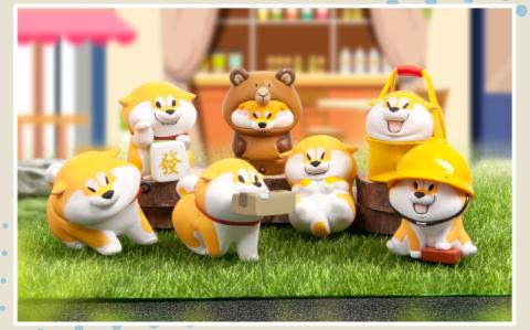 Shiba Inu Puppy Crossing Series Trading Figure (Blind Pack)