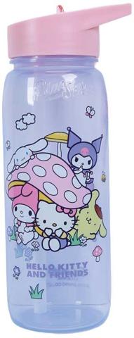 Hello Kitty & Friends Mushroom 
Flip Top Water Bottle