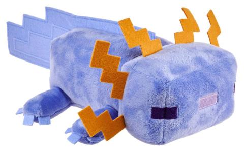 Blue Axolotl Plush Figure 20 cm