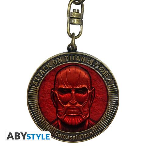 Colossal Titan Medallion Keychain