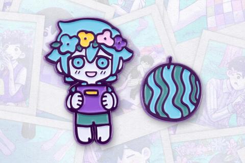 Basil & Watermelon Pin Set