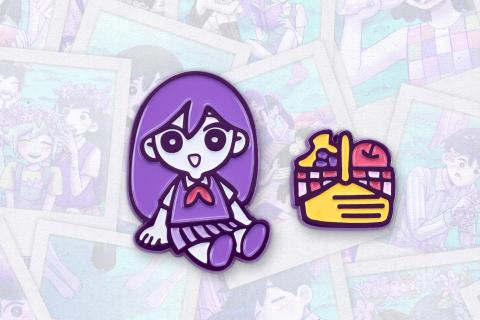 Mari & Picnic Basket Pin Set