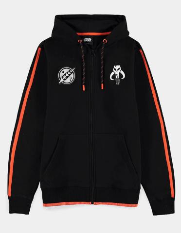 Boba Fett Stripe Zipper Hoodie (X-Large)