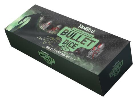 Resin Bullet Dice Set - Vampire Hunter
