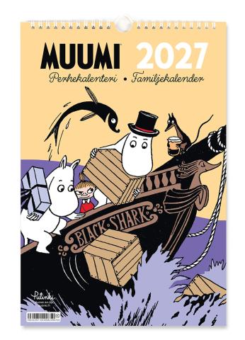 Moomin Family Wall Calendar 2027 (23x34cm)