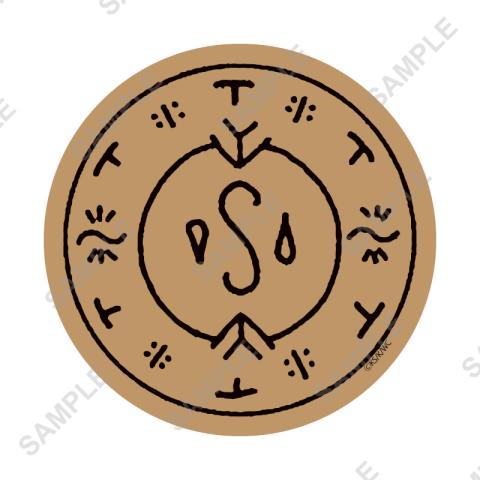 Magic Circle of Floating Drops - Cork Coaster