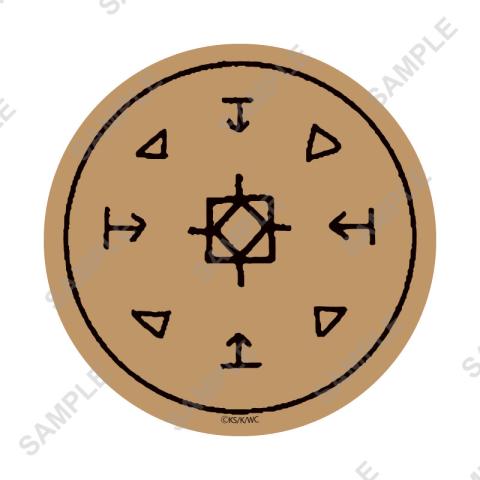 Magic Circle of Floatglow Lamp - Cork Coaster