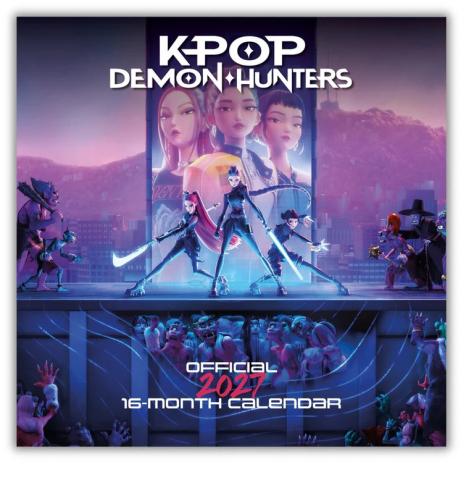 K-Pop Demon Hunters 2027 16-Month Official Wall Calendar K-Pop Demon Hunters 2027 16-Month Official Wall Calendar