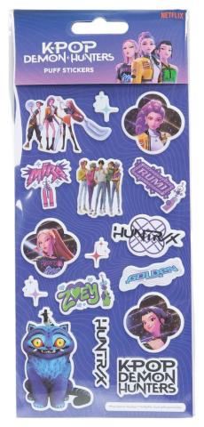 KPop Demon Hunters Puff Sticker Set
