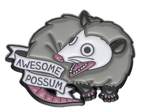 Awesome Possum Pin