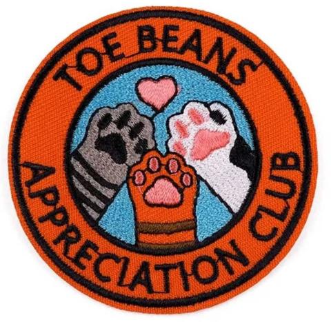 Toe Beans Appreciation Club Patch