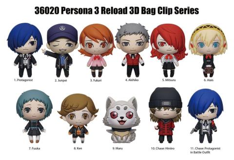 Persona 3D Foam Bag Clips Series 1 (Blind Pack)