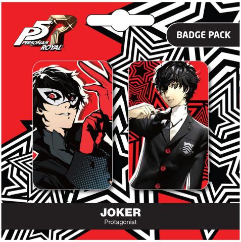Royal Pin Badges 2-Pack Joker / Protagonist