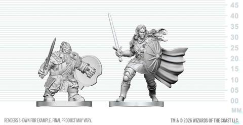 Dwarf Fighter & Orc Paladin