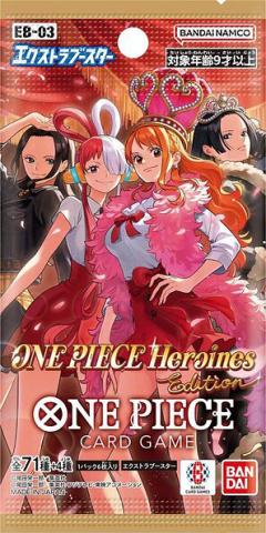 One Piece TCG: EB03 Heroines Edition Extra Booster Pack - Japansk