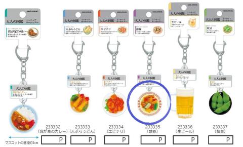 Food Miniature 3D Keychain - Sweet & Sour Pork