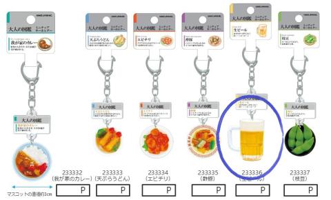 Food Miniature 3D Keychain - Beer