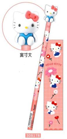 2B Pencil w/ Hello Kitty Mascot Topper