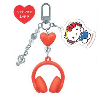 Hello Kitty Headphones Mascot Charm