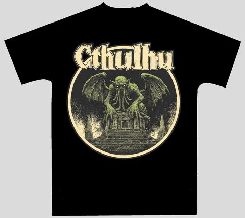 Cthulhu On Building T-shirt (Small) Cthulhu On Building T-shirt (Small)
