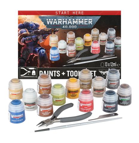 Warhammer 40.000: Paints + Tools Set Warhammer 40.000: Paints + Tools Set
