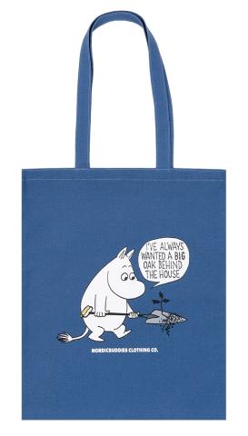 Moomintroll Gardening Tote Bag Blue