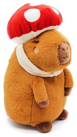 Capybara Mushroom Plush Figure 23 cm