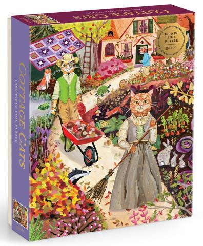 Cottage Cats Foil Puzzle 1000 pcs