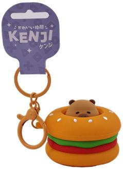 Capybara Bakery Bagel Keychain