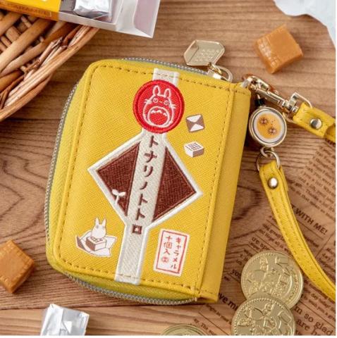 Totoro & Patches Yellow Purse