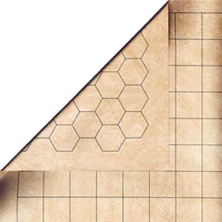 Battlemat - Megamat with 1" Hexes & 1" Squares