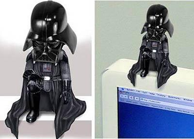 Darth Vader Bobble Head Computer Sitter
