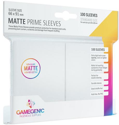 Matte Prime Sleeves White 66x91 mm Matte Prime Sleeves White 66x91 mm