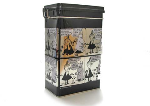 Mumin kaffeburk svart/silver