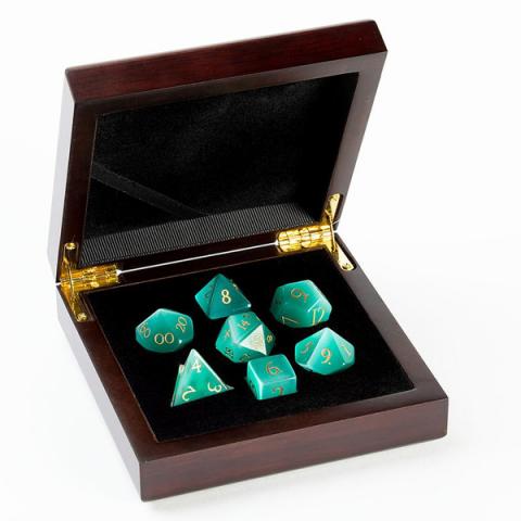 Cats Eye: Aqua Dice Set Cats Eye: Aqua Dice Set