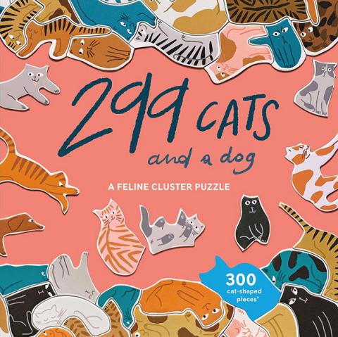 299 Cats (and a dog) Cluster Puzzle