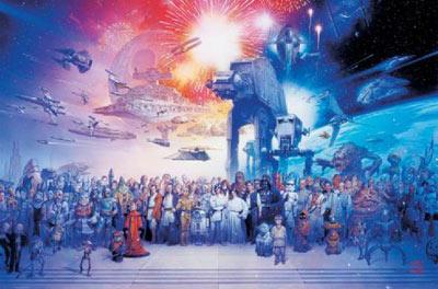 Star Wars Complete Cast Poster