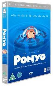 Ponyo på klippan vid havet