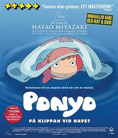 Ponyo på klippan vid havet