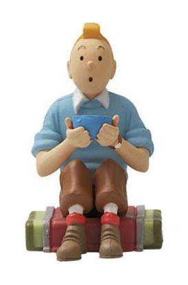 Nyckelring - Tintin sitter Tibet