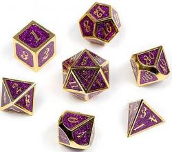 4: Metal Gold Series: Purple Glitter