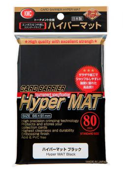 Trading card sleeve 80 Hyper Matte Black