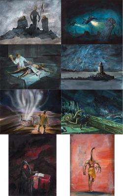 Mythos Postcard Set (8 different) by Darrell Tutchton