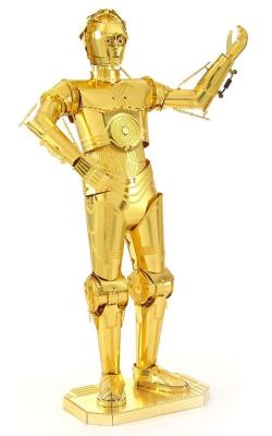 Gold C-3PO Metal Model Kit (Metal Earth)
