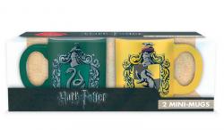 Harry Potter Mini-mug Set: Slytherin & Hufflepuff