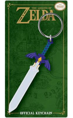 Legend of Zelda Master Sword Rubber Keychain