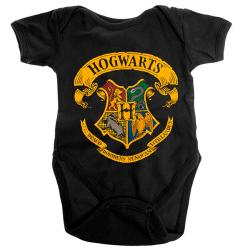 Harry Potter - Hogwarts Crest Baby Body Black