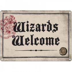 Small Tin Sign Wizards Welcome