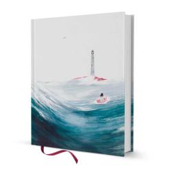 Moomin Hardcover Notebook - Pappan och havet